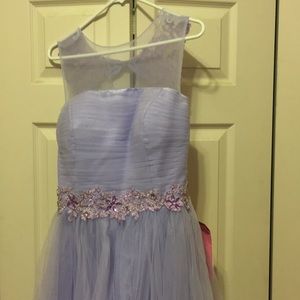 Purple prom dress